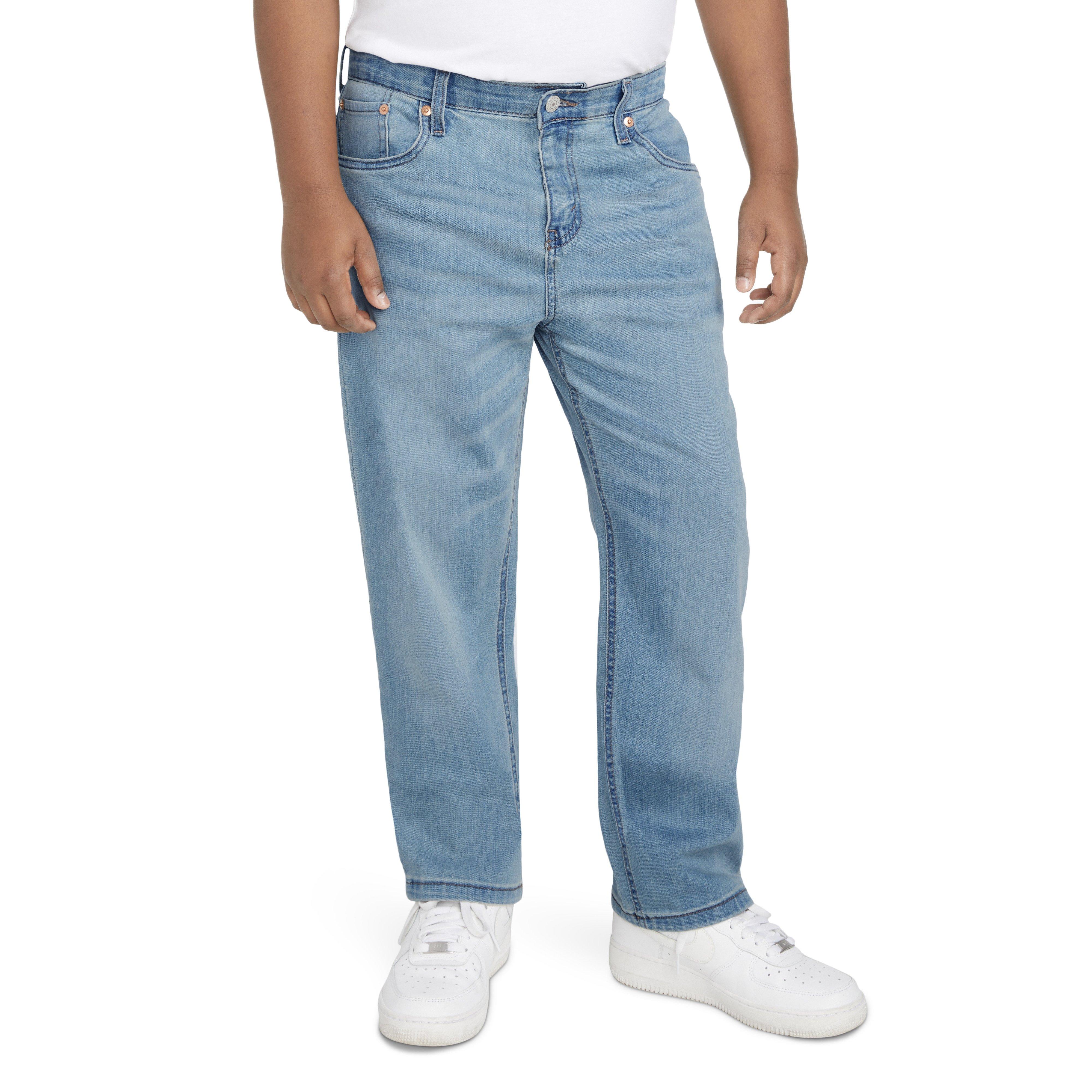 Levi's Big Boys' 514 Straight Fit Light Blue Wash Denim Jeans - LT BLUE